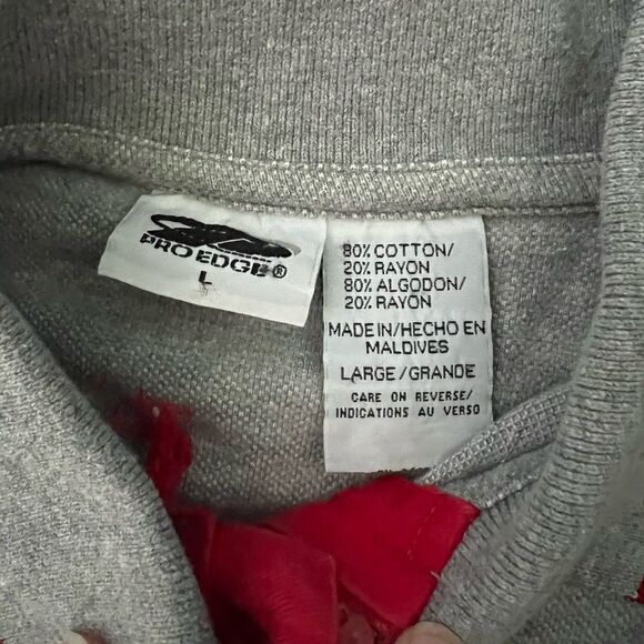 Pro Edge Ohio State Grey Polo Size Large - Picture 4 of 5